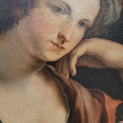 After Giovanni Francesco Barbieri Il Guercino, Sibyl, 1600s, Oil on Canvas-NUC-2027833