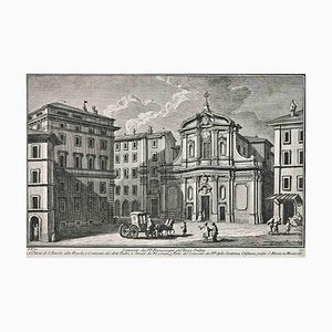 After Giuseppe Vasi, Convento di PP. Francescani del Terzo, Etching, 18th Century-ZCI-1380147