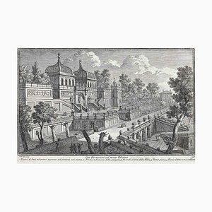 After Giuseppe Vasi, Farnesian Orti, Etching, Late 18th Century-ZCI-1380198