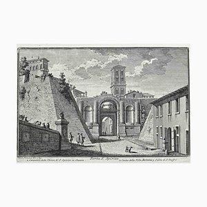 After Giuseppe Vasi, Porta S. Spirito, Etching, Late 18th Century-ZCI-1380193