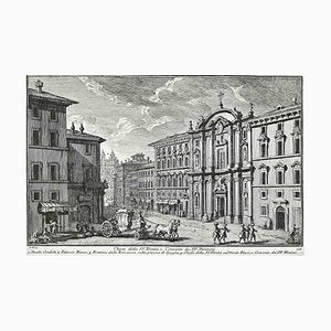 After Giuseppe Vasi, SS. Trinita Church, Etching, Late 18th Century-ZCI-1380182