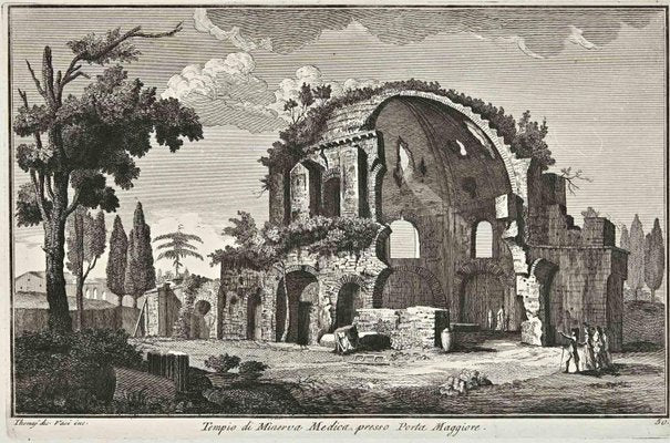 After Giuseppe Vasi, Tempio di Minerva Medica, Porta Maggiore, 18th Century-ZCI-1380128