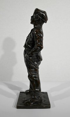 After H. Hertzberg, Le Siffleur, 19th-Century, Bronze-RVK-1341821