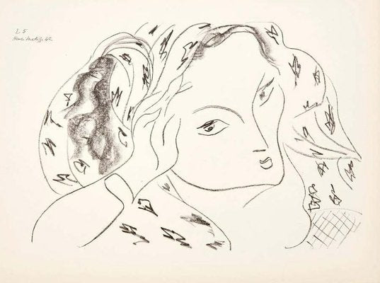 After Henri Matisse, Figurative Lithograph-WM-1305838