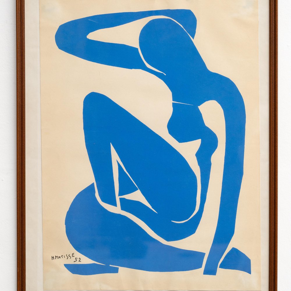 After Henri Matisse, Nu Bleu, Lithograph, 1970