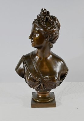 After Houdon, Diana the Hunter, Late 19th Century, Bronze-RVK-1793603