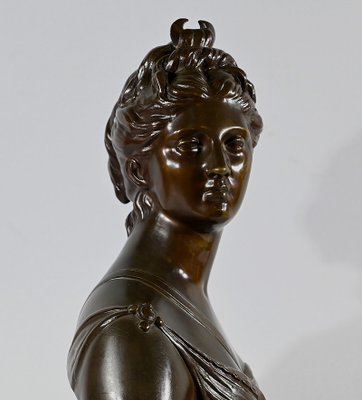 After Houdon, Diana the Hunter, Late 19th Century, Bronze-RVK-1793603