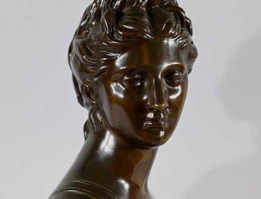 After Houdon, Diana the Hunter, Late 19th Century, Bronze-RVK-1793603