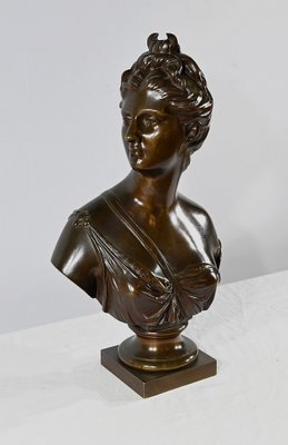 After Houdon, Diana the Hunter, Late 19th Century, Bronze-RVK-1793603