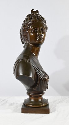 After Houdon, Diana the Hunter, Late 19th Century, Bronze-RVK-1793603