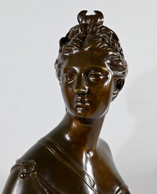 After Houdon, Diana the Hunter, Late 19th Century, Bronze-RVK-1793603