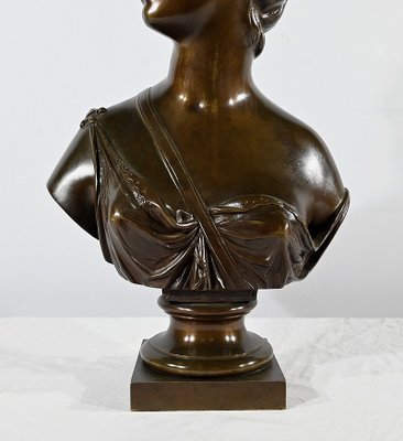 After Houdon, Diana the Hunter, Late 19th Century, Bronze-RVK-1793603