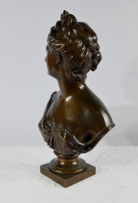 After Houdon, Diana the Hunter, Late 19th Century, Bronze-RVK-1793603