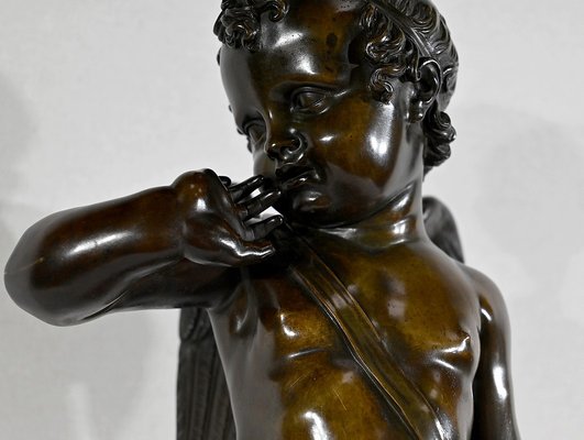 After J-B. Pigalle, Cupidon, Late 1800s, Bronze