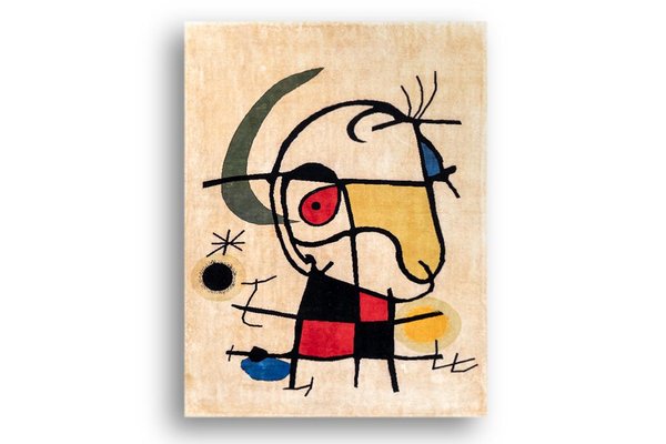 After Joan Miró, Abstract Composition, 2023, Handwoven Tapestry-CEJ-1793958