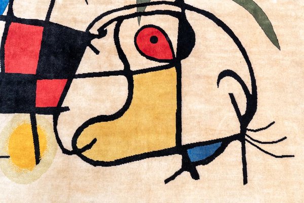 After Joan Miró, Abstract Composition, 2023, Handwoven Tapestry-CEJ-1793958