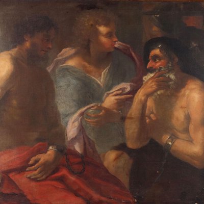 After ​​Johann Carl Loth, Biblical Episode, Oil on Canvas-VMM-2023931