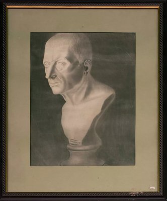 After Karoly Ferenczy, Bust of Julius Caesar, 1890s-1910s, Artwork on Paper-QOR-2028855