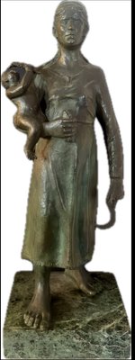 After Libero Andreotti, Figure, 20th Century, Bronze on Marble Base-FOI-1741464