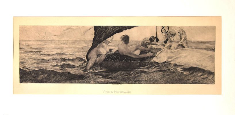 After M. Klinger, Venus in Muschelwagen, Etching, 1907-ZCI-1760831