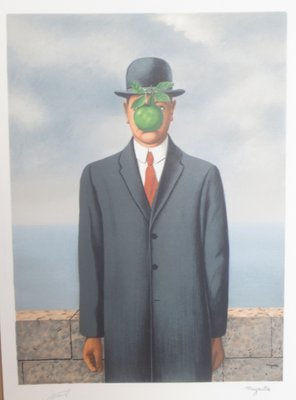 After Magritte René, The Son of the Man, 1997, Lithograph-KHH-1253504