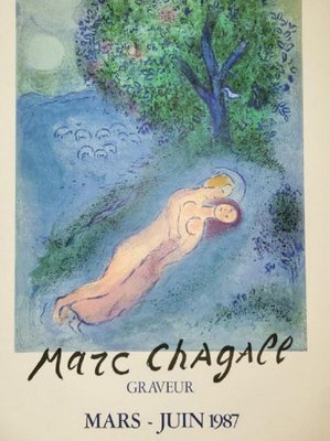 After Marc Chagall, Daphnis and Chloé, Original Lithographic Poster-KHH-2039267