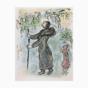 After Marc Chagall, Odysseus Disguised as a Beggar, 1963, Lithograph-ZCI-1403447