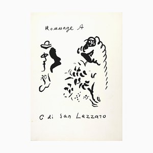 After Marc Chagall, Tribute to San Lazzaro, Lithograph, 1975-ZCI-1403463