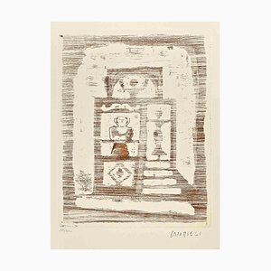 After Massimo Campigli, The House of Women, Original Etching, 1970s-ZCI-1405775