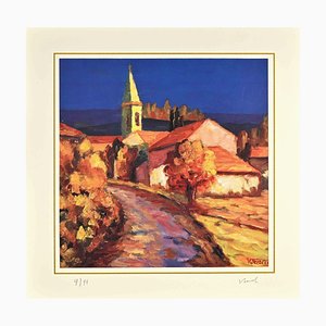 After Nicholas Verrall, Landscape, 1980s, Lithograph-ZCI-1760621