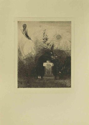 After Odilon Redon, Illustration from the Series Les Fleurs du Mal, 1923, Etching-ZCI-1775981