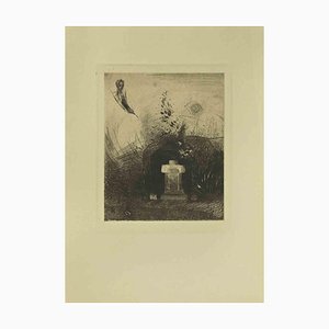 After Odilon Redon, Illustration from the Series Les Fleurs du Mal, 1923, Etching-ZCI-1775981