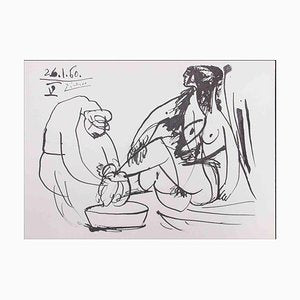 After Pablo Picasso, Figures, Photolithograph, 1960-ZCI-1362734