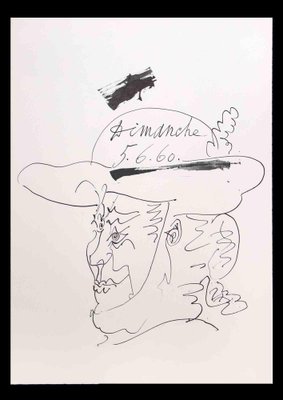 After Pablo Picasso, Tête de Picador, Photolithograph, 1960s-ZCI-1324406