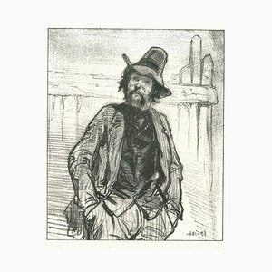 After Paul Gavarni, Gallant, Original Lithograph, 1881-ZCI-2029738