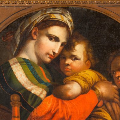 After Raffaello Santi, Madonna Della Sedia, 19th Century, Framed-ABO-1440488