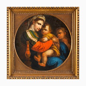 After Raffaello Santi, Madonna Della Sedia, 19th Century, Framed-ABO-1440488