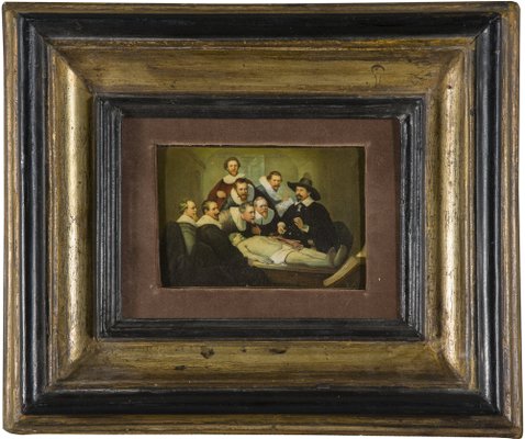 After Rembrandt, Figurative Scenes, 1890s, Oil Paintings, Framed, Set of 2-MAX-1769596