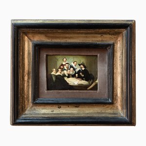 After Rembrandt, Figurative Scenes, 1890s, Oil Paintings, Framed, Set of 2-MAX-1769596