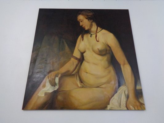 After Rembrandt, Fred Neumann, Bathsheba, Hamburg, 1990s, Oil on Canvas-RDW-1177307