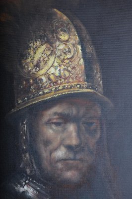 After Rembrandt van Rijn, The Man in the Gold Helmet, Oil Painting, Framed-FLW-1402032