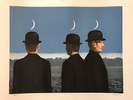 After René Magritte, The Masterpiece or the Mysteries of the Horizon, Lithograph