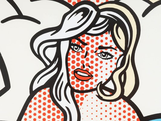 After Roy Lichtenstein, Nudes with Beach Ball, Color Print on Thick Paper-GPP-1248840