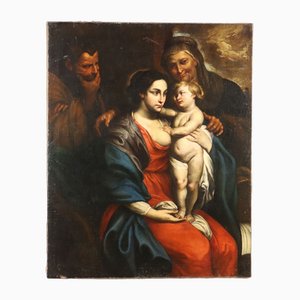 After Rubens, Holy Family with St. Anne, 1600s, Oil on Canvas-VMM-1795010