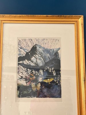 After Salvador Dali, Alpes, 1969, Lithograph, 1960s, Framed-SEI-1407353