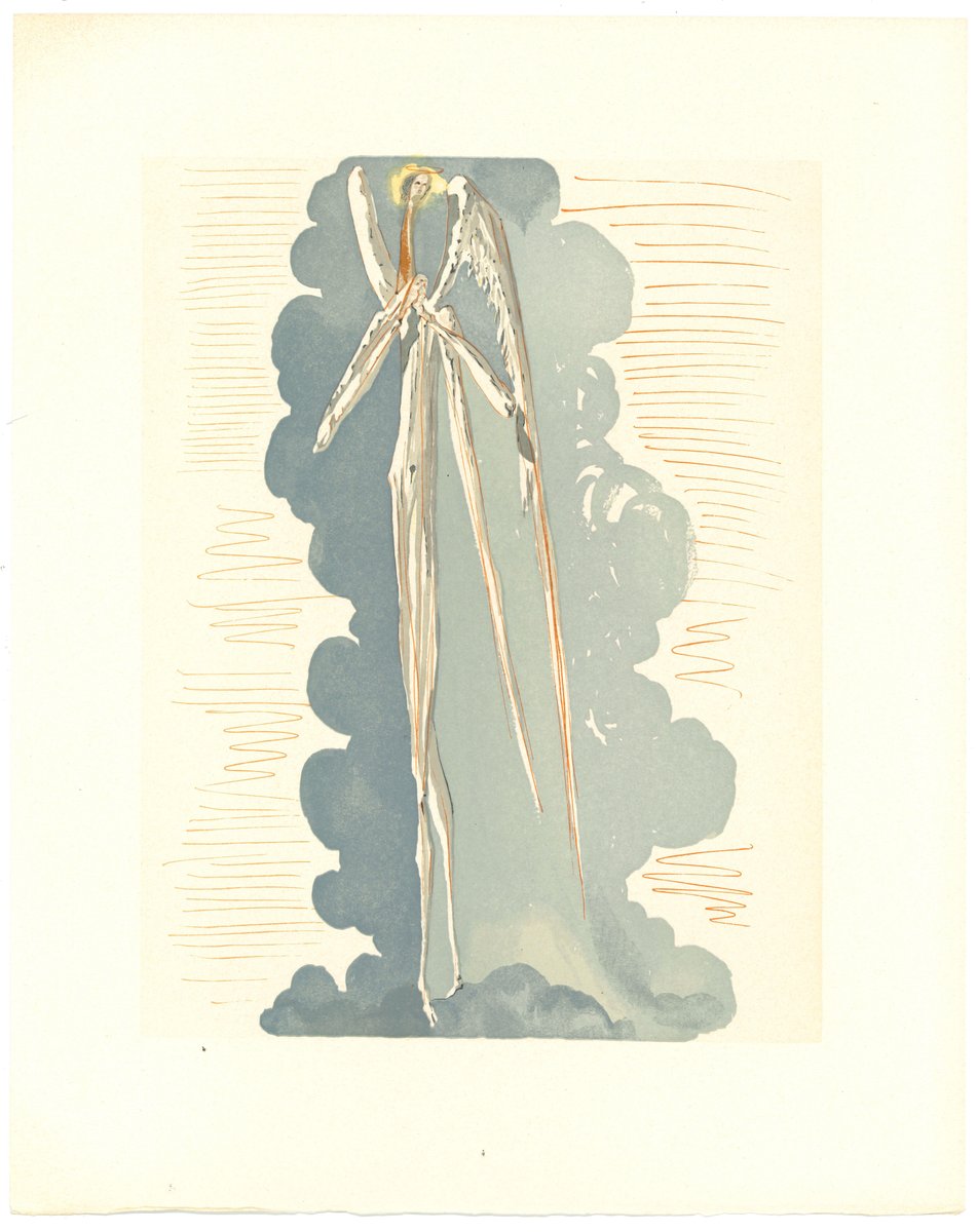 After Salvador Dalì, Divine Impenetrability, Woodcut, 1963