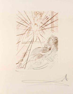 After Salvador Dalí, Lange Gabriel, Etching­, 1972-ZCI-1357578