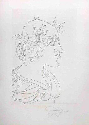 After Salvador Dalì, Trajan, Drypoint Etching, 1973-ZCI-1354882