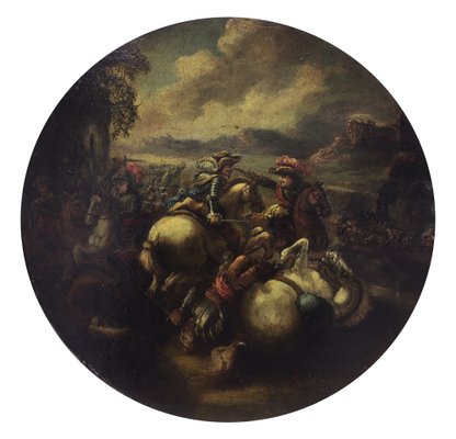 After Salvator Rosa, Cavalry Battle, 2006, Oil on Canvas-YUW-1309772