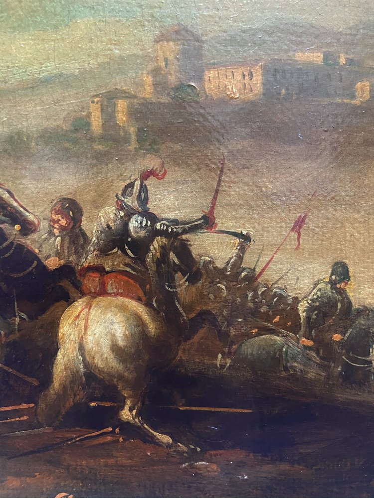 After Salvator Rosa, Cavalry Battle, 2006, Oil on Canvas